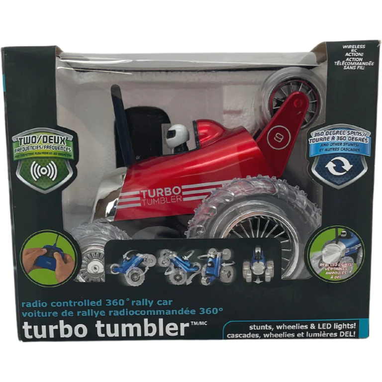 Turbo Tumbler Radio Controlled Rally Car / Red / Kid's RC Car **DEALS**