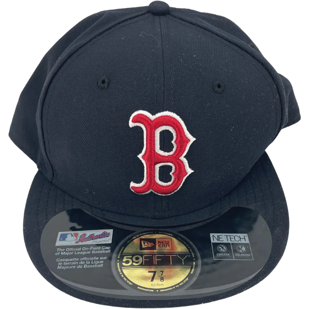 MLB Boston Red Sox Hat / Ball Cap / Black & Red / Size 7 7/8
