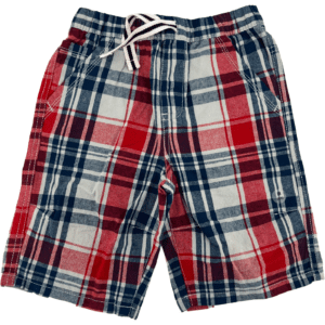 Toughskins Children's Shorts / Boy's Shorts / Red & Blue / Plaid / Medium (5/6)