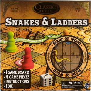 Snakes & Ladders Board Game / Family Board Game / Children's Board Game