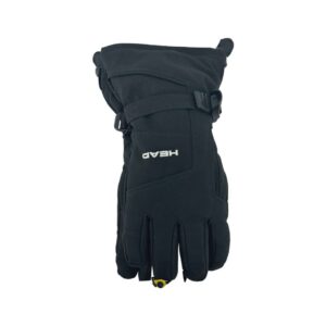 Head Adult Black Winter Gloves with Long Cuffs