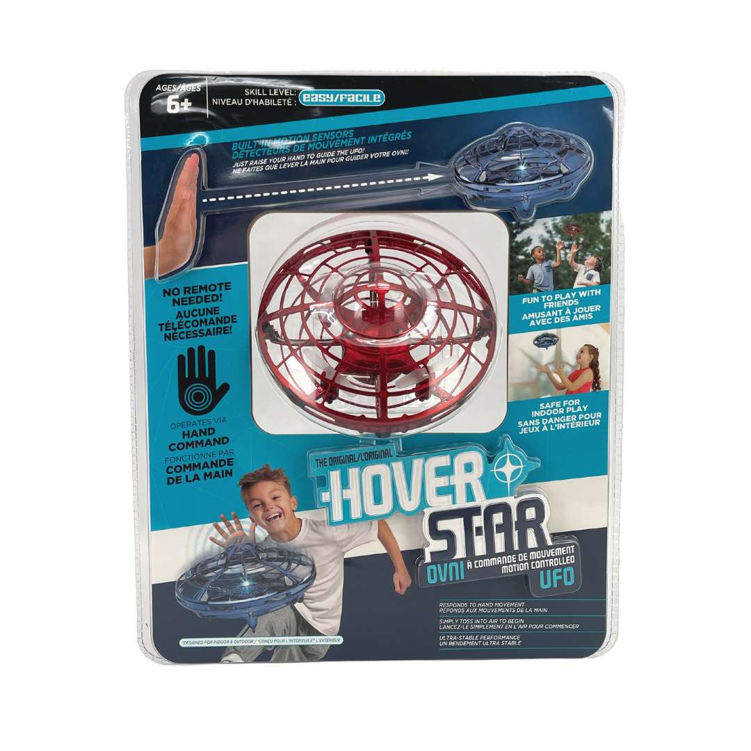 The Original Hover Star Motion Controlled UFO : Red