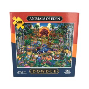 Dowdle 500 Piece Animals of Eden Jigsaw Puzzle