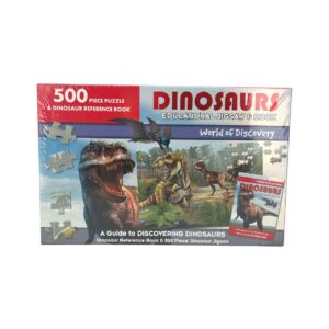 World of Discovery Dinosaurs Jigsaw Puzzle & Book Set