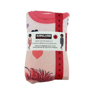 Kirkland Girl's Pink 4 Piece Pyjama Set