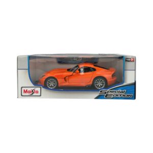 Maisto Special Edition Orange 2013 SRT Viper GTS Model Car